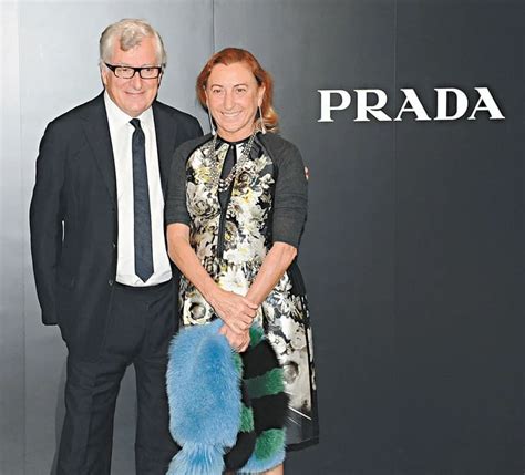 miuca prada|miuccia Prada and patrizio bertelli.